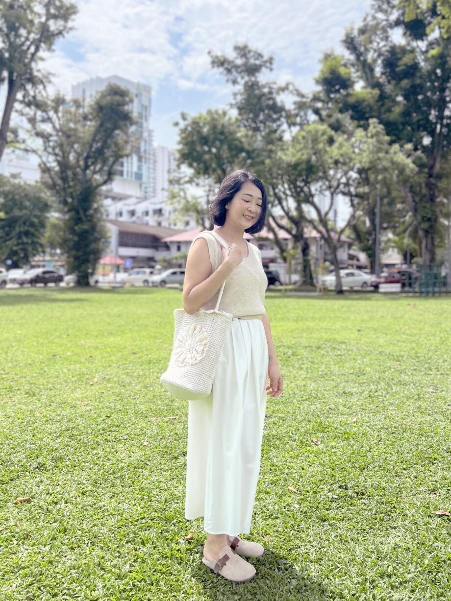 Pleated A-line Midi Skirt with Belt