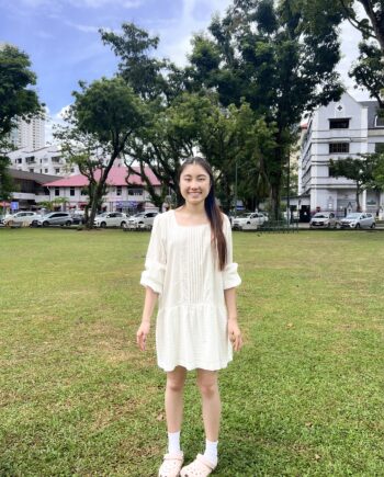 Textured Cotton Pintuck Dress