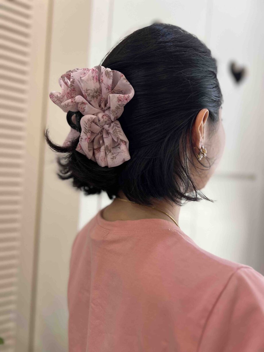Ruffle Bloom Hair Clip