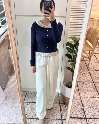 Tie-Waist Wide-Leg Pants