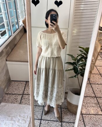 Knit Short-Sleeve Top