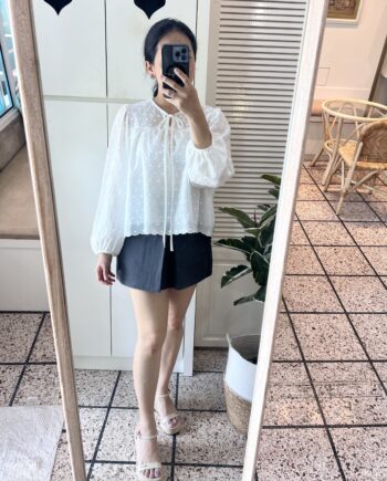 High-Waisted Pleated Skirt