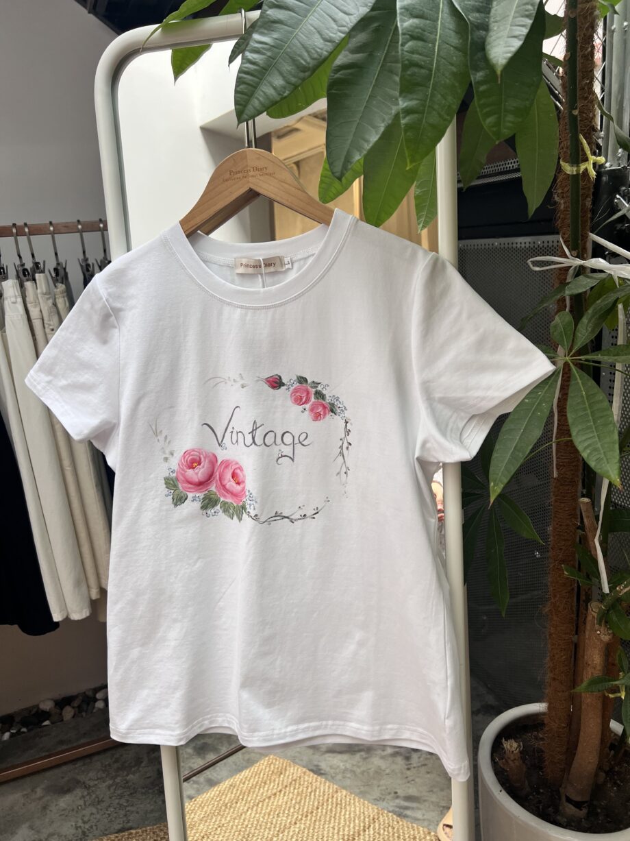 Custom Made Folk Art Design T-Shirt